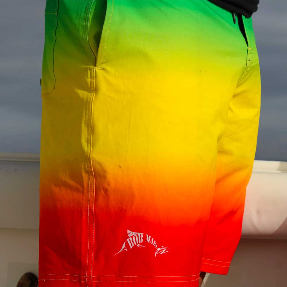 rasta board shorts
